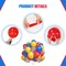 60-Piece Red, Blue & Yellow Balloon Set – 12-Inch Balloons for Arch Kits, Carnival, Circus Theme, and Birthday Party Decorations